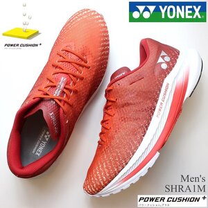 新品 未使用 ヨネックス ランニングシューズ 27.0cm YONEX セーフランエアラスメン SHRA1M スカーレット