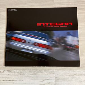 HONDA インテグラ 1999年1月旧車カタログ　3DOOR COUPE 4DOOR HARDTOP タイプR 当時物　レアカタログ　ページ数30 ホンダ カタログ 