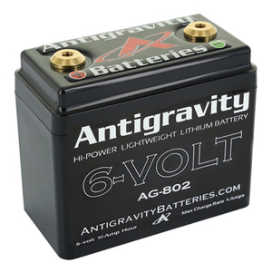 超小型 超軽量 Antigravity AG-802 6V 6ボルト リチウムイオン バッテリー 8セル 110x85x60mm 700g