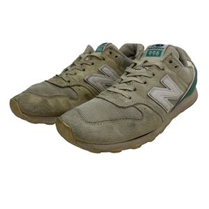 G564 newbalance ニューバランス WR996 レディース スニーカー US7.5 24.5cm ライトグレー ホワイト ブルー