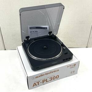 audio-technica レコードプレーヤー AT-PL300 説明書/元箱付き オーディオテクニカ 24E 北TO2