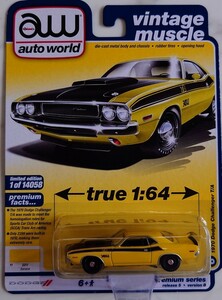 オートワールド　1/64 1970 ダッジ　チャレンジャー　R/T autoworld AW