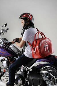 The Rolling Stones(ザ・ローリング・ストーンズ) DAMMTRAX ダムトラックス　HELMET BAG ボストンバッグ　ショルダーバッグ　ユニセックス