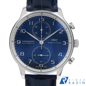 IWC ポルトギーゼ クロノグラフ ローレウス IW371432 中古 メンズ 腕時計　