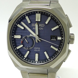 【中古】SEIKO アストロン ネクスター GPSソーラー SS ネイビー文字盤 SBXD013