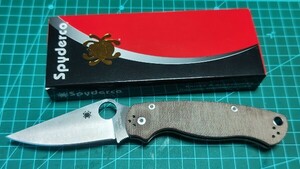 Spyderco スパイダルコ Paramilitary2 パラミリタリー2 CPM-CRUWEAR マイカルタハンドル フォールディングナイフ