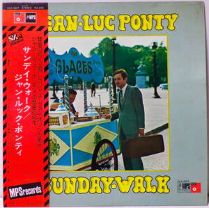 RARE ! 見本盤 ジャン ルック ポンティ サンデイ ウォーク PROMO ! JEAN LUC PONTY SUNDAY WALK MPS TEICHIKU JAPAN ULX-43-P WITH OBI