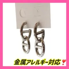 【アレルギー対応✨️】レディース ピアス 2連 シンプル シルバー アクセサリー