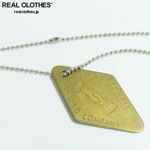 (2)GLAD HAND/グラッドハンド Tag Necklace”SHAKE HAND”/タグネックレス”シェイクハンド” ドッグタグ /LPL