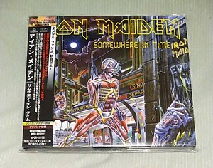 ★ IRON MAIDEN digipack CD 再発盤 「SOMEWHERE IN TIME」promo copy ★ JUDAS PRIEST ACCEPT MEGADETH SAXON DREAM THEATER ARCH ENEMY