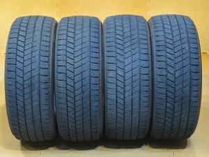 8～9分山 超バリ溝 4本セット【2021年48週製 ブリヂストン ブリザック VRX3 195/45R16 80Q】16インチ 本州送料込68000円 FIAT500フィアット