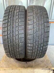 送料込み！205/60R16 GOODYEAR ICENAVI 6 20年 7mm 中古スタッドレスタイヤ２本