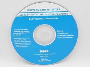 DELL OptiPlex リソースCD Ver.5.17 CD-ROM デル 管14373