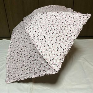 《新品》ケイト・スペード・Kate Spade／ 軽量晴雨兼用傘・折傘 折りたたみ傘【花柄・ピンク】一級遮光・UV・遮熱効果（クワトロガード