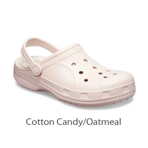 23cm クロックス レイレン ラインド クロッグ Ralen Lined Clog ピンク系 コットン キャンディ Cotton Candy / Oatmeal M5W7 ボア 新品