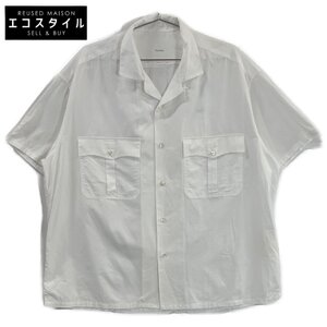 美品/ Porter Classic ポータークラシック Kerouac shirts ケルアック 半袖シャツ/ トップス L ホワイト メンズ