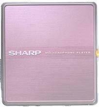 SHARP　シャープ　MD-ST600-P　ピンク　ポータブルMDプレーヤー　MDLP対応 (中古品)