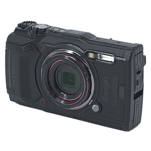 【中古】OLYMPUS 防水コンパクトデジタルカメラ Tough TG-6 BLK ブラック [管理:1050020356]