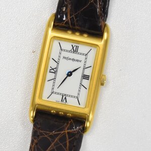 1円 可動品 腕時計 イヴサンローラン YVES SAINT LAURENT 5420-F46860 クォーツ レディース 同梱不可