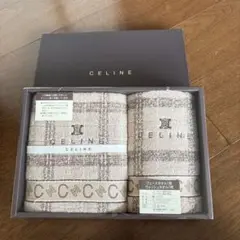 CELINE タオルセット  チェック柄