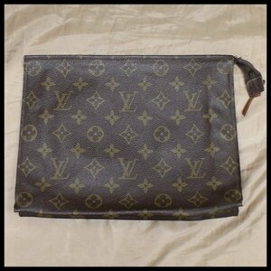 中古・ジャンク LOUIS VUITTON ルイ・ヴィトン クラッチバッグ セカンドバッグ モノグラム ブラウン