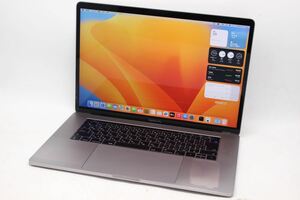 中古訳有 2K対応 15.4型 Apple MacBook Pro A1707 Mid-2017 グレー Ventura 七世代 i7-7920HQ 16GB NVMe 1TB-SSD Radeon Pro 560 管:1533h