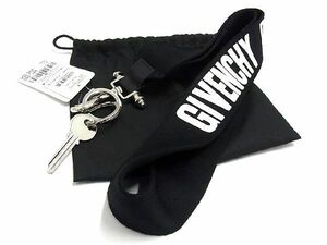 ■新品■未使用■ GIVENCHY ジバンシィ キーモチーフ キーリング ネックストラップ アクセサリー メンズ レディース ブラック系 AG5518アP