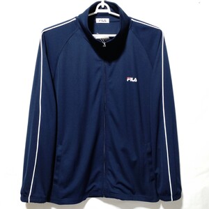 特価/未使用【サイズ=4L(3XL)】FILA/フィラ/メンズ/ジャージ/トラックトップ/ラッシュガード/吸水速乾/胸囲=112～120cm/navy