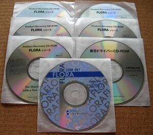 ◆ 日立 Flora 330W DX1 用 Win XP Pro リカバリＣＤセット ◆