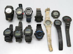 ジャンク品 CASIO カシオ G-SHOCK Gショック ジーショック 12点セット まとめて DW-8400/DW-6000/DW-6100/DW-8600 MUDMAN など