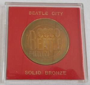 【未使用品】ビートルズ（BEATLES）メダル「BEATLES CITY / SOLID BRONZE」