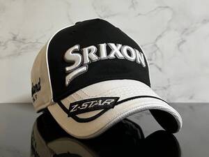 【未使用品】929KB★SRIXON スリクソン ゴルフ キャップ 帽子 上品で高級感のあるデザインにZーSTARシリーズロゴ《FREEサイズ》松山英樹 