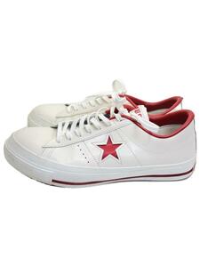 CONVERSE◆ONE STAR J/ローカットスニーカー/UK9.5/ホワイト