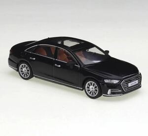 1/64スケール Jkm-2021 Audi A8L 金属ボディシミュレーション,ミニチュアスタティックコレクション