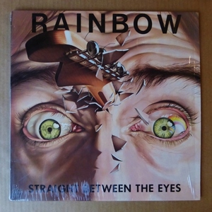 RAINBOW「STRAIGHT BETWEEN THE EYES」米ORIG [MERCURY] シュリンク美品