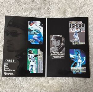 ICHIRO イチロー 2002 未使用新品 記念テレカ5枚セット品 MLB メジャーリーグ ベースボール シリーズ シアトル マリナーズ テレホンカード