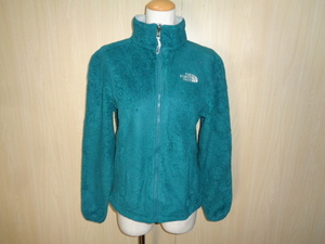 n80◆THE NORTH FACE ジップアップ フリース◆ザ・ノースフェイス S 女性 ジップインジップ対応 FT10 2010年モデル 青緑色系 アウトドア 6C