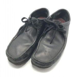 【中古】Clarks ORIGINALS WALLABEE black UK8 ブラック クラークス[240010449039]