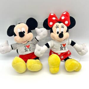 レア ヴィンテージ NY 限定 Disney ディズニー ミッキー ミニー ぬいぐるみ NYSDED Mickey Minnie Mouse plush Toy ビンテージ レトロ