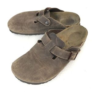 BIRKENSTOCK/ビルケンシュトック★サンダルシューズ/ボストン【24.5/38/茶/brown】ドイツ製/Shoes/trainers◆Q-498