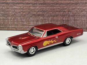 即決有★1/64 ジョニーライトニング 1967 PONTIAC GTO ポンティアック フレイムス★ミニカー