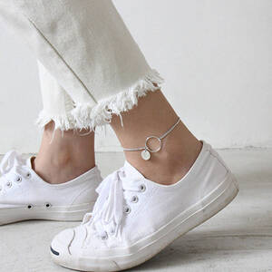 【新品】DAN-8 アンクレット シルバー925 Silver925 anklet ジュエリー ootd code コーデペア 重ね付け SILVER GOLD シルバーアクセ 5/25