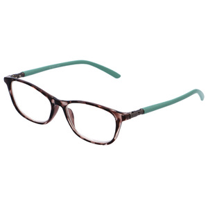 ☆ MarbleBrown/Blue ☆ 度数＋6.00 ☆ ハックベリー 強度数シニアグラス 老眼鏡 おしゃれ レディース メンズ 名古屋眼鏡 女性 男性