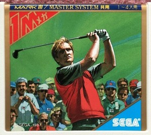 マスターズ ゴルフ (MASTERS GOLF) セガ (SEGA) マークⅢ／マスターシステム (MARK3/MASTER SYSTEM) 【G-1332】 (1987年)