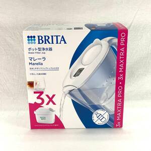 〇未使用・開封品〇BRITA MARELLA ブリタ マレーラ ポット型浄水器 KBMLCW3M