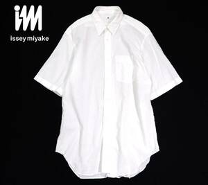 レア イッセイミヤケ issey miyake HAMILTON コットン リネン シャツ L