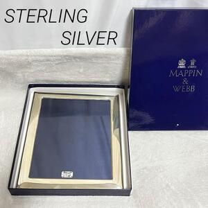 未使用 英国製 MAPPIN&WEBB STERLING SILVER マッピン＆ウェッブ スターリングシルバー フォトフレーム 銀製 王室御用達