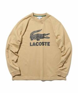 LACOSTE × BEAMS / 別注 ビッグワニプリント ロングスリーブ Tシャツ 4