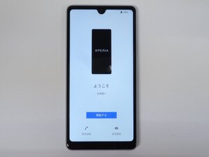 ユ■/Zこ8589　ドコモ docomo XPERIA Ace Ⅲ SO-53C グレー 初期化済 利用制限判定〇 ジャンク 保証無