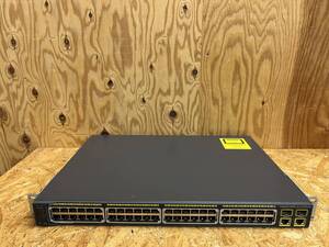 *6011-1004 初期化済み Cisco シスコ Catalyst 2960シリーズスイッチ PoE-48 WS-C2960-48PST-L V01 Ver12.2 発送:D